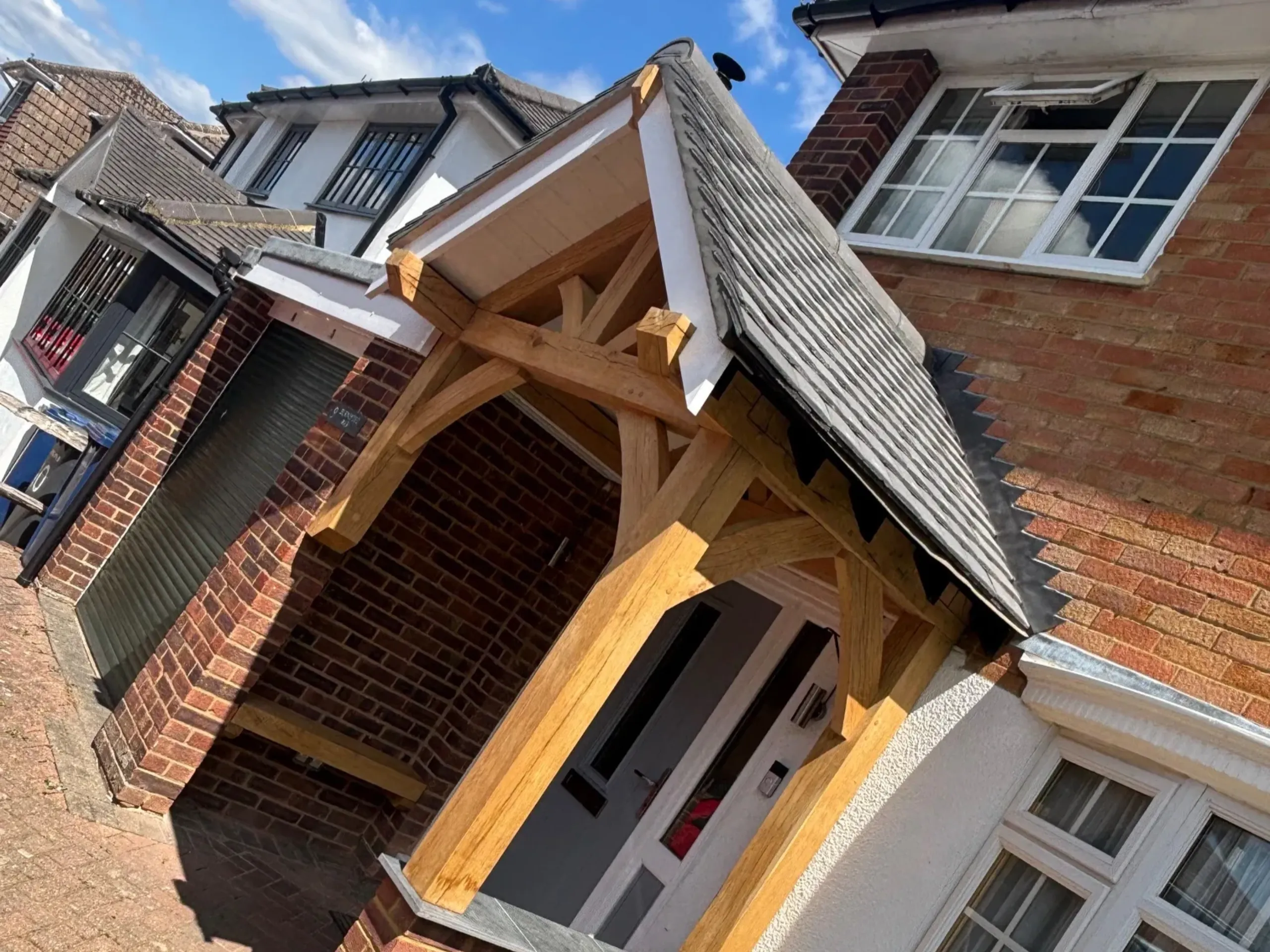 oak framed porches